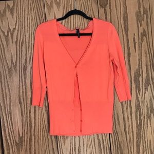 Coral cardigan